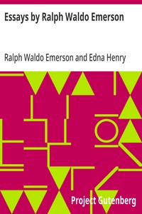 Essays by Ralph Waldo Emerson
