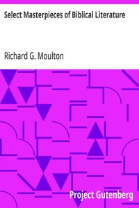 Select Masterpieces of Biblical Literature