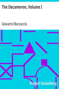 The Decameron, Volume I