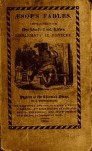 Æsop's Fables, Embellished with One Hundred and Eleven Emblematical Devices.
