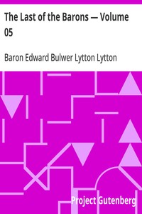 The Last of the Barons — Volume 05